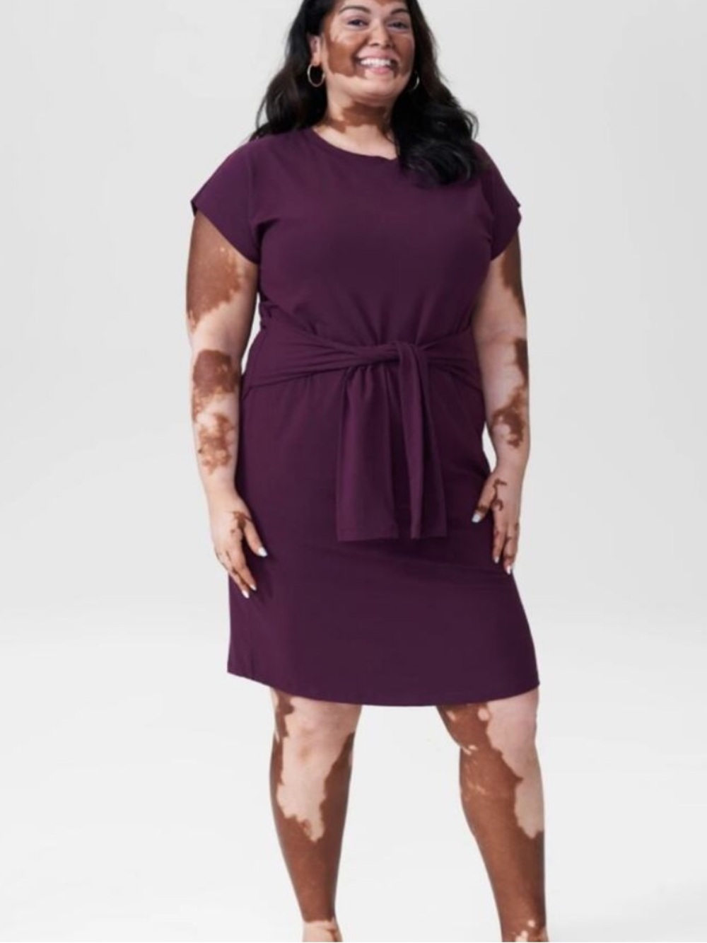 NWT Universal Standard Misa dress eggplant medium